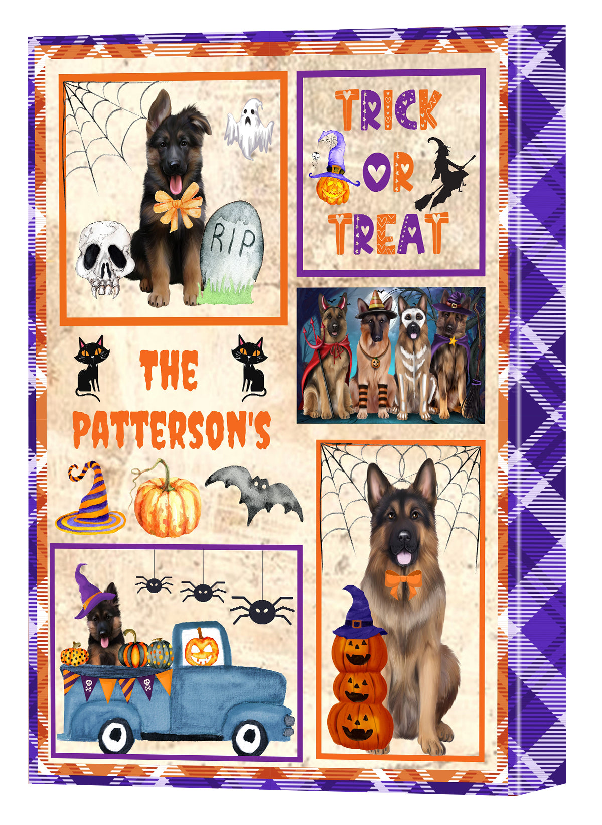 Personalized New Halloween Canvas Print Wall Art Décor