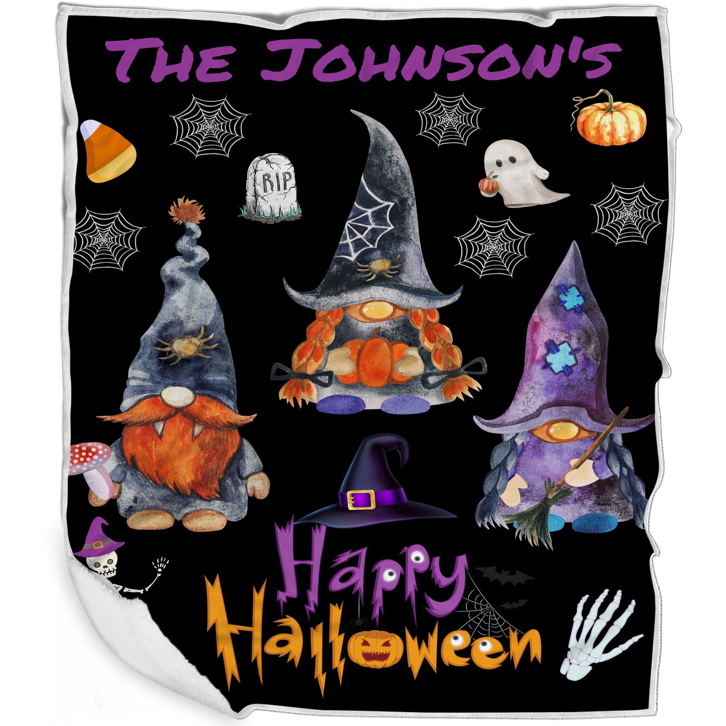 Personalized Halloween 2 Blanket
