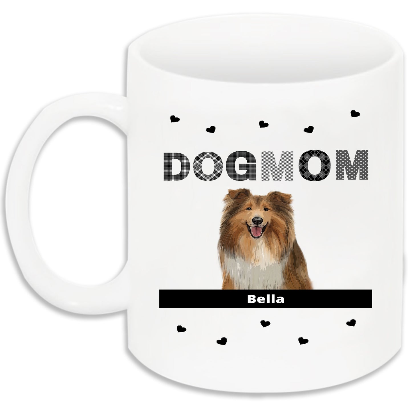Personalized DOG MOM 11 OZ Coffee Mug 1 to 10 Pets