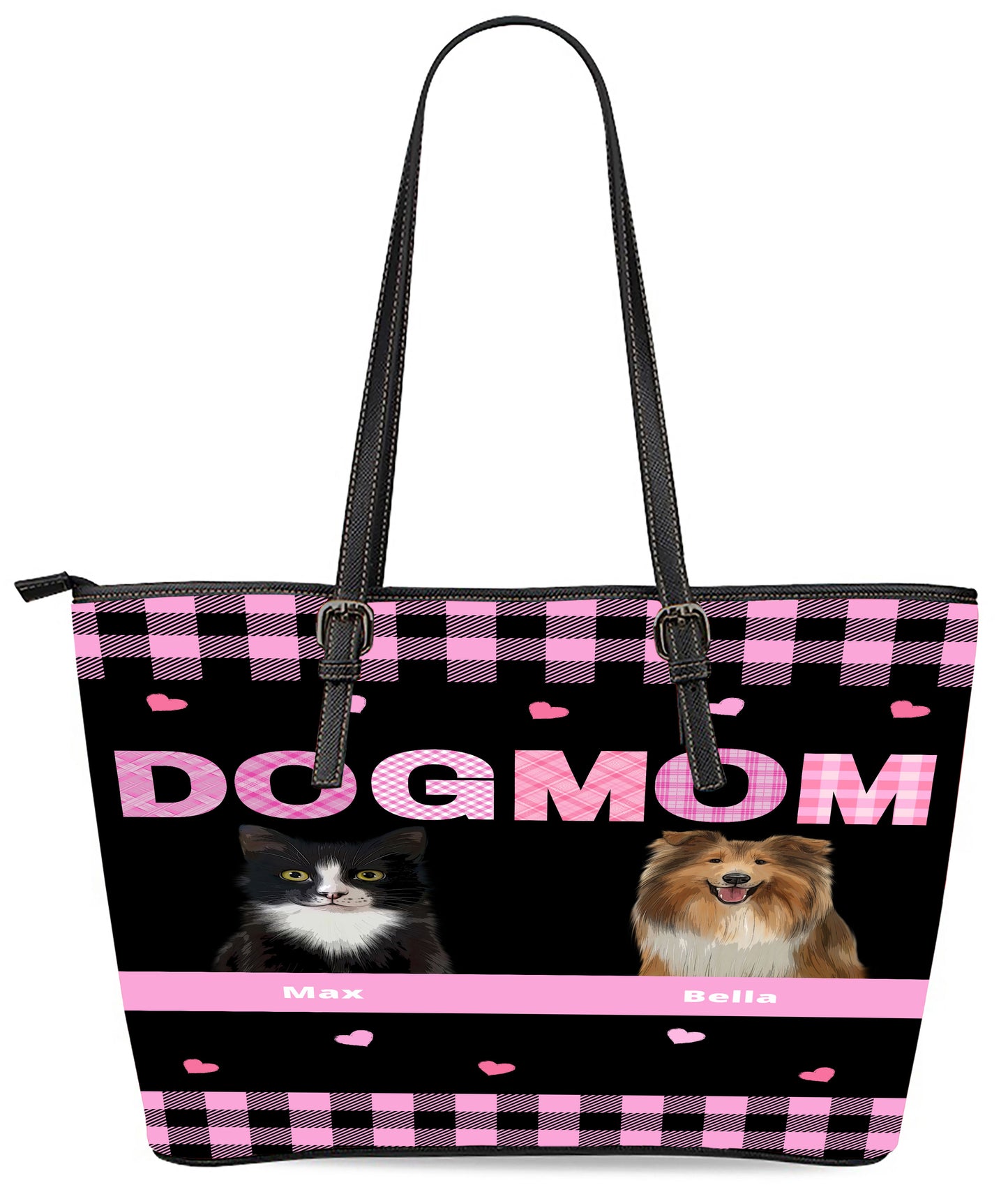 Personalized Dog Cat Pet MOM Euramerican Tote Bag