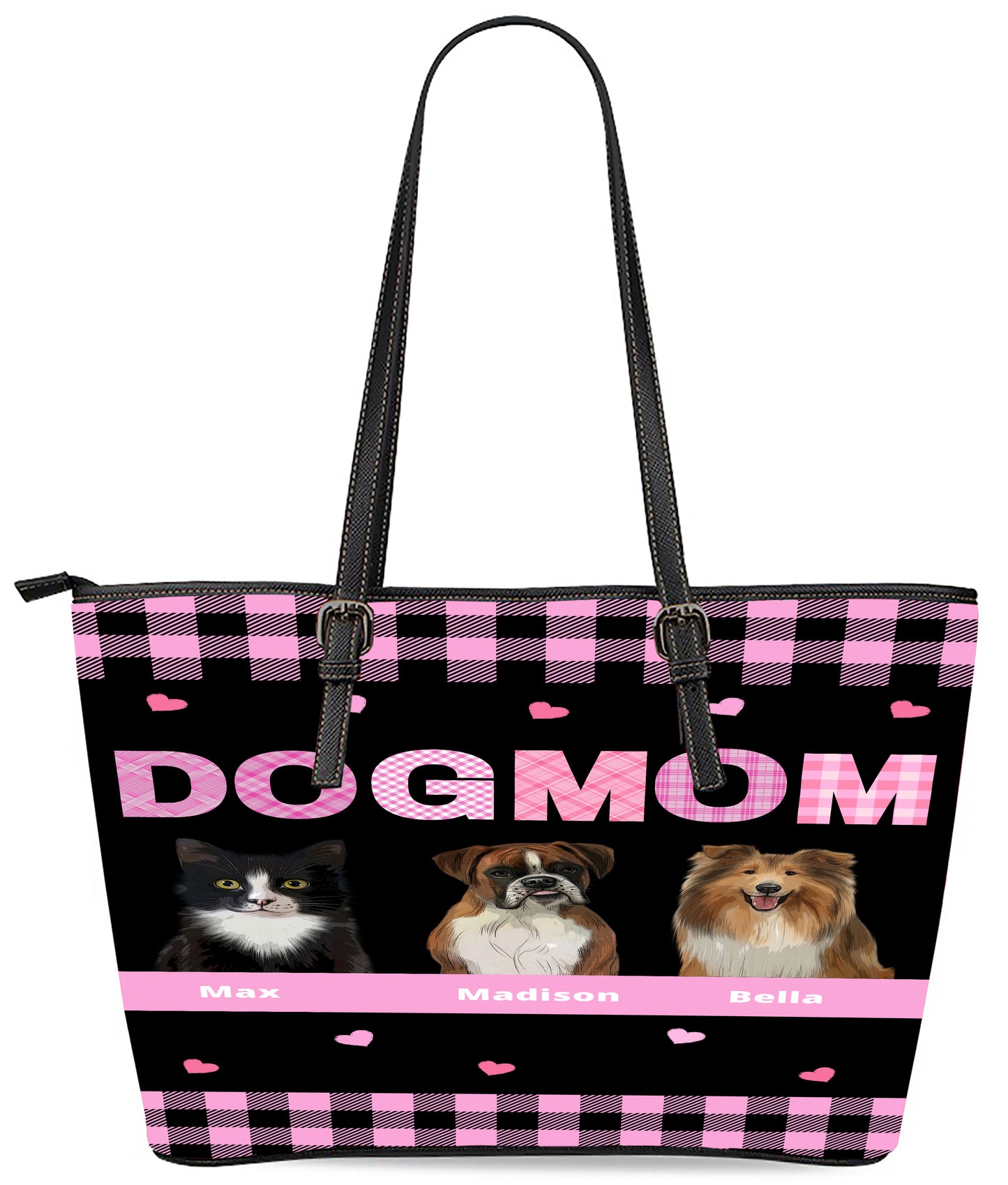 Personalized Dog Cat Pet MOM Euramerican Tote Bag