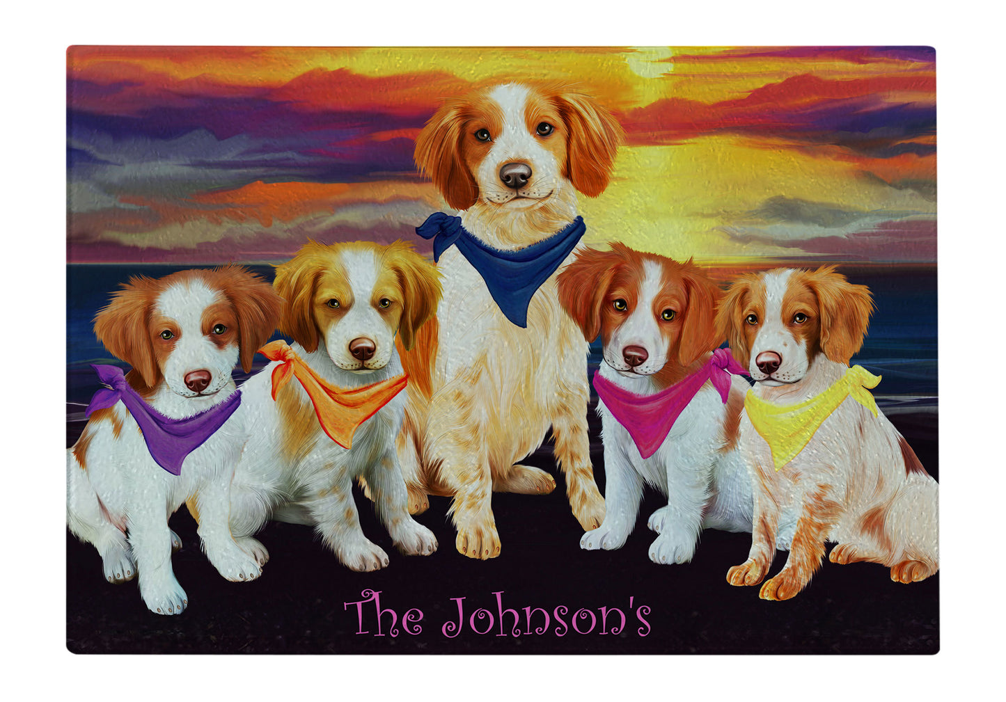 Personalized Sunset Cutting Board