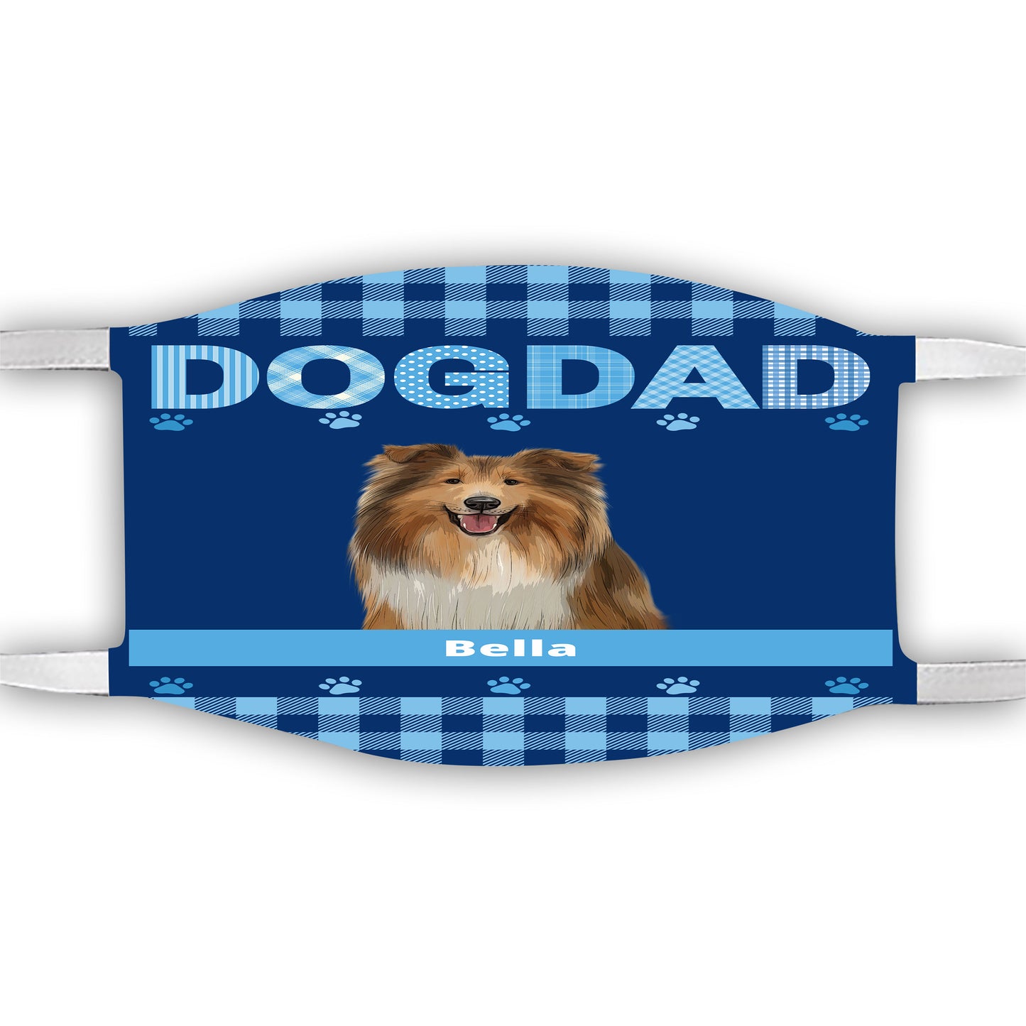 Personalized Dog Cat Pet Face Mask 1-10 Pets