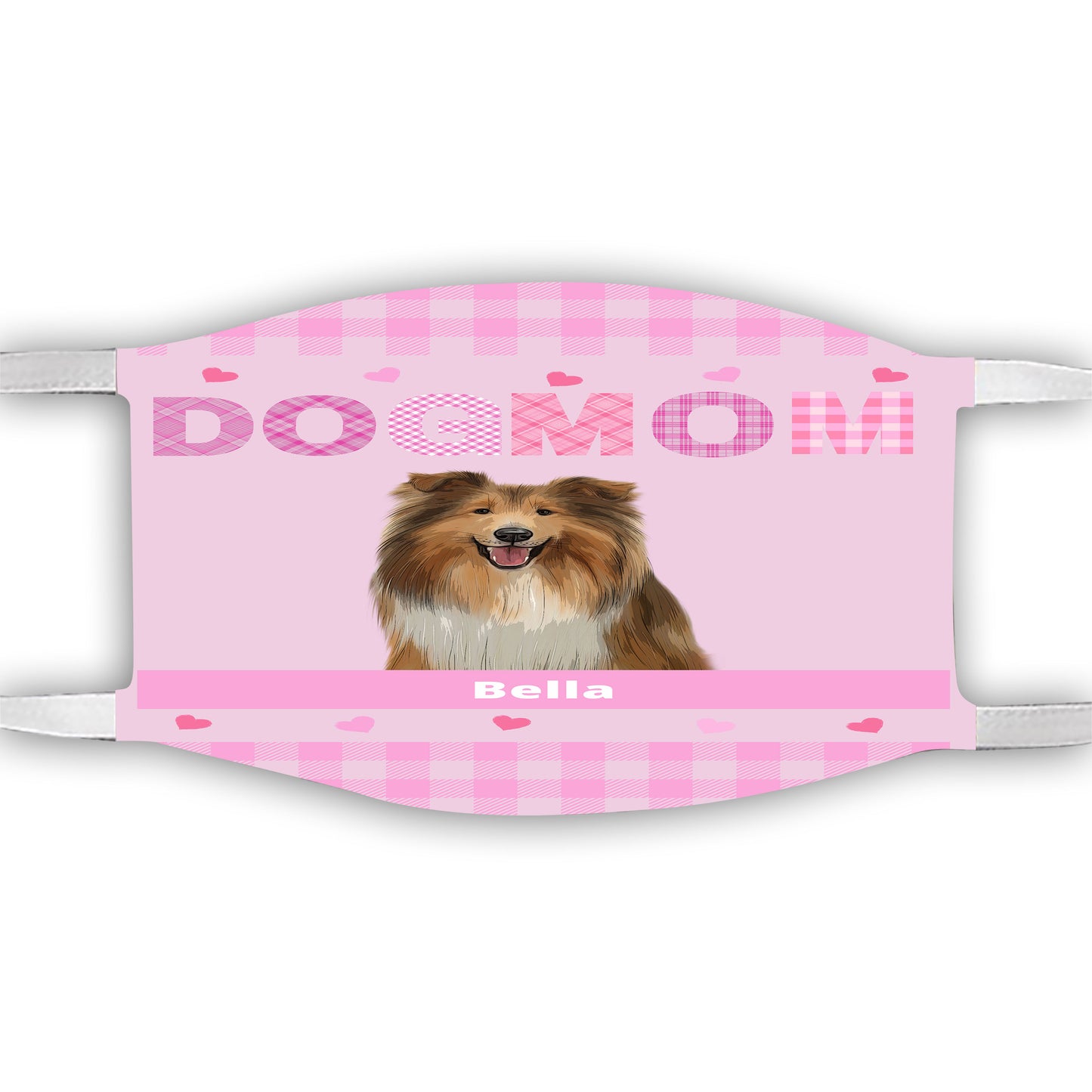 Personalized Dog Cat Pet Mom Face Mask 1-10 Pets