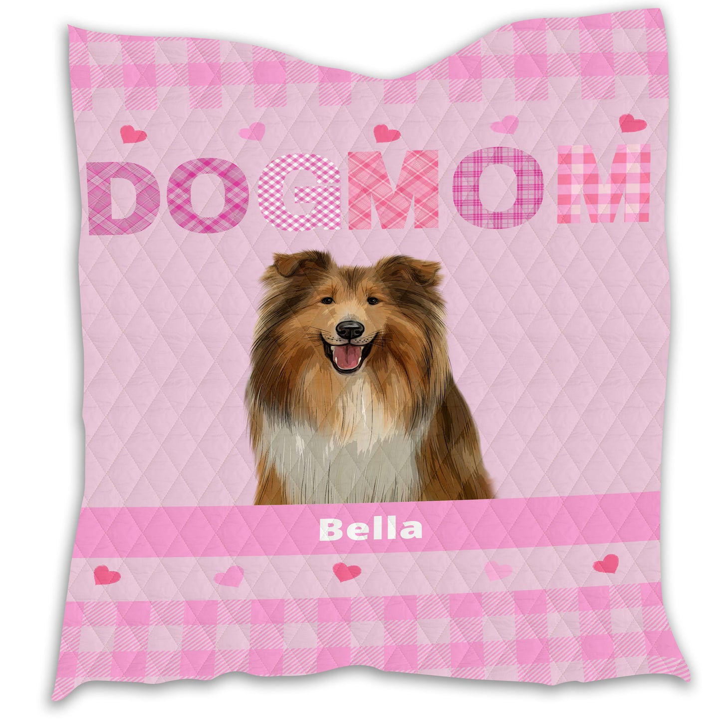 Personalized Dog Cat Pet Mom Quilt 1-10 Pets