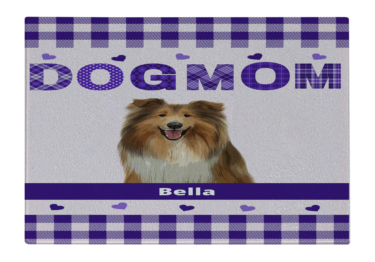 Personalized Dog MOM Cutting Board 1 to 10 Pets