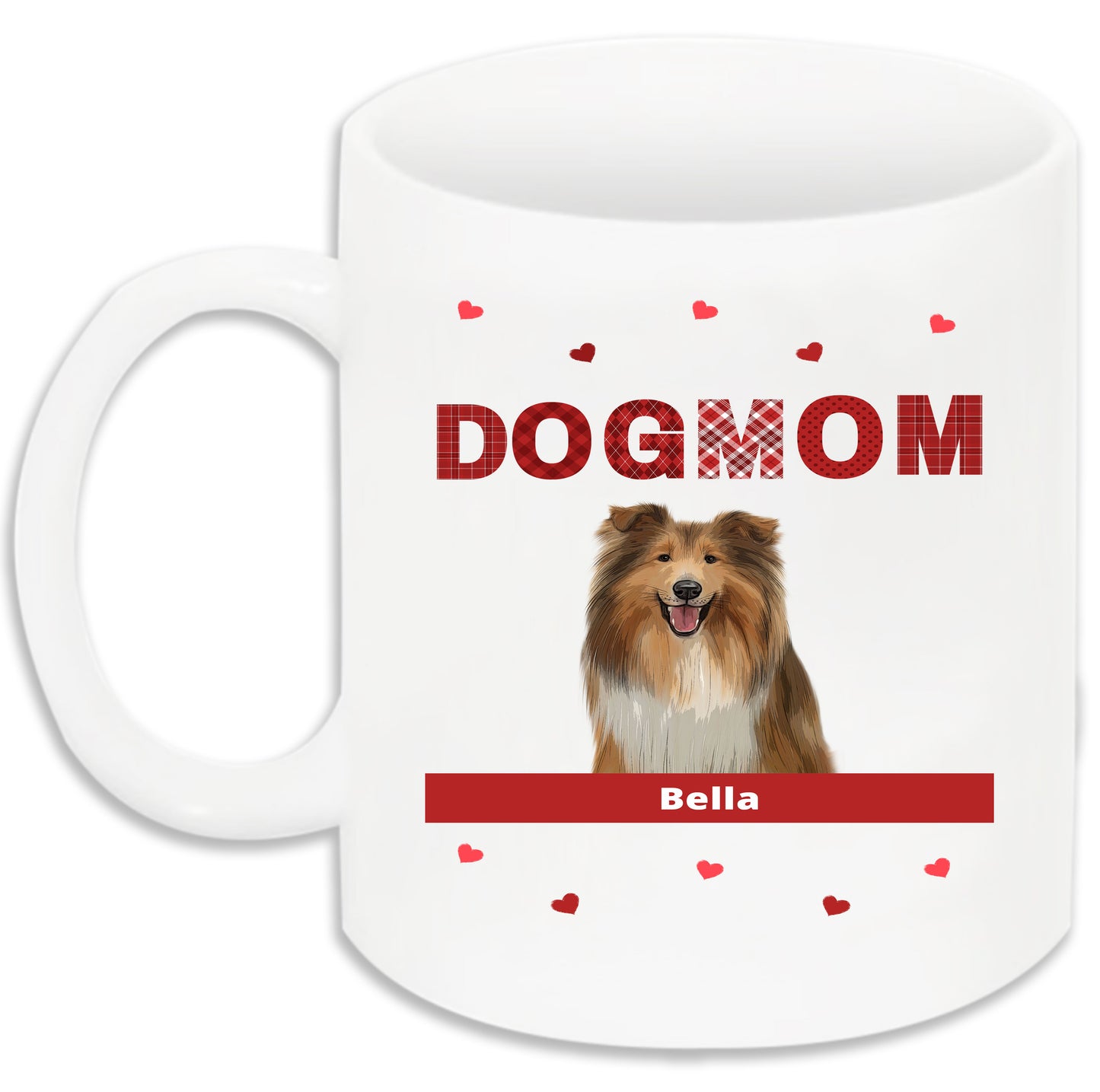 Personalized DOG MOM 11 OZ Coffee Mug 1 to 10 Pets
