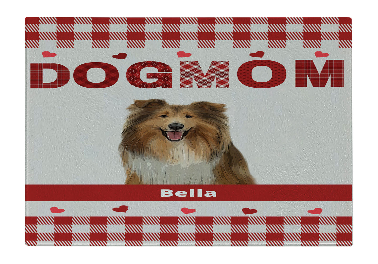 Personalized Dog MOM Cutting Board 1 to 10 Pets
