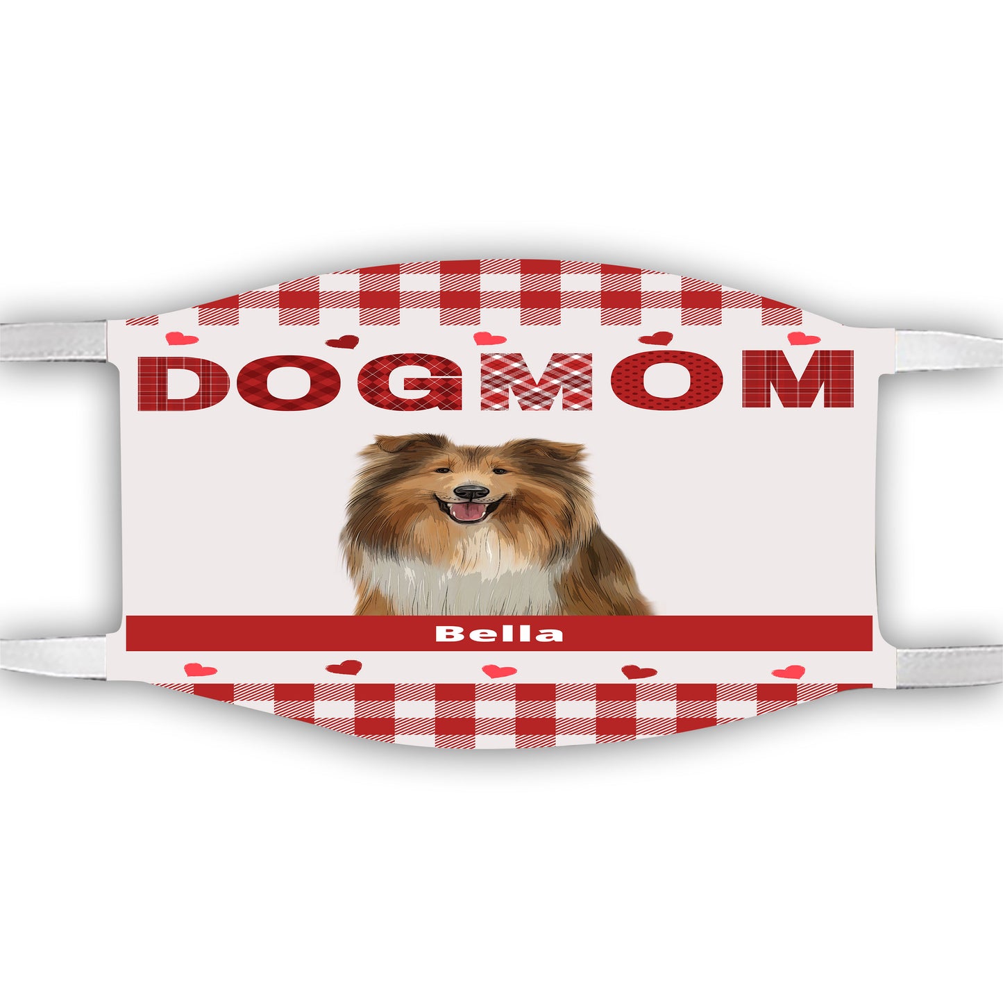 Personalized Dog Cat Pet Mom Face Mask 1-10 Pets
