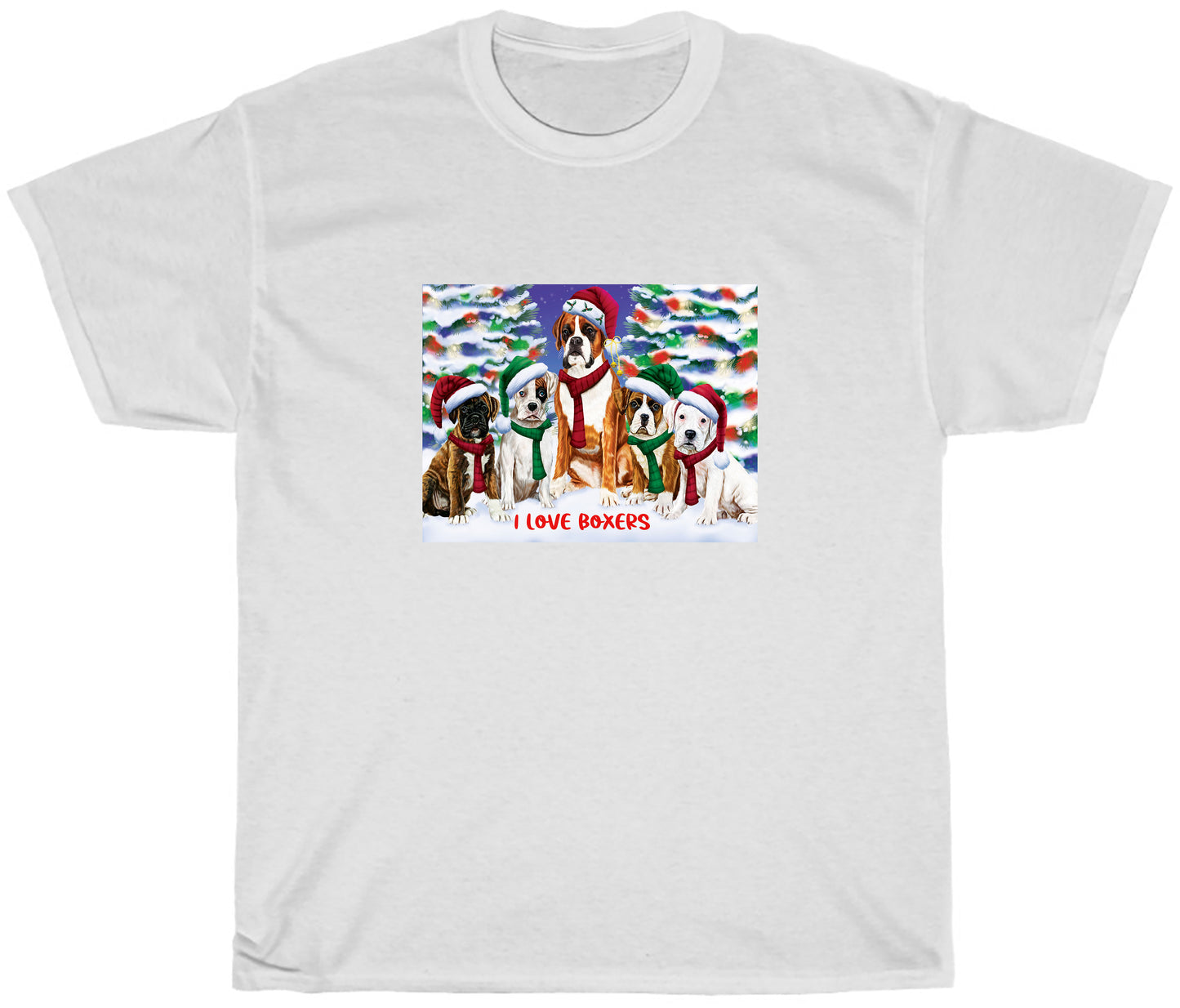 Personalized Christmas Family Portrait T-shirt