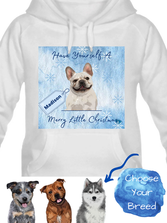Personalized Have Yourself A Merry Little Christmas Dog Cat Pets Men's & Women's Hoodie