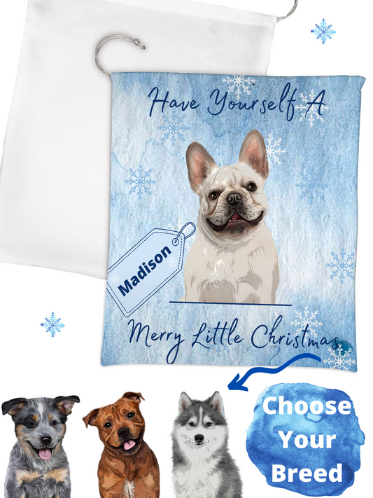 Personalized Have Yourself A Merry Little Christmas Dog Cat Pets Gift Bag