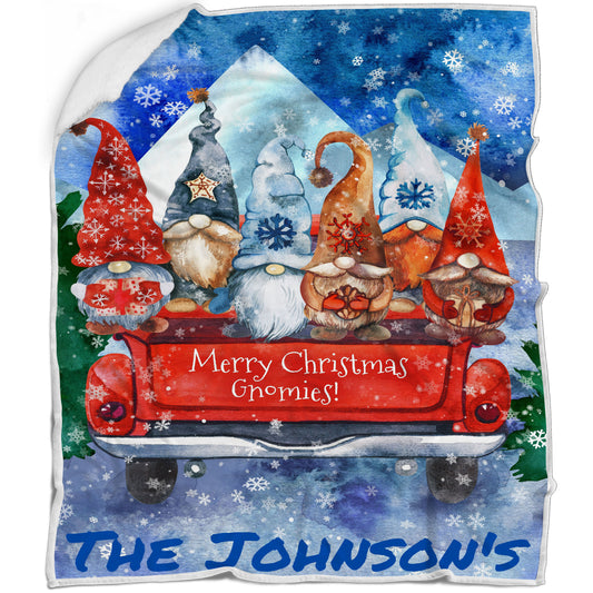 Personalized Gnomies Blanket