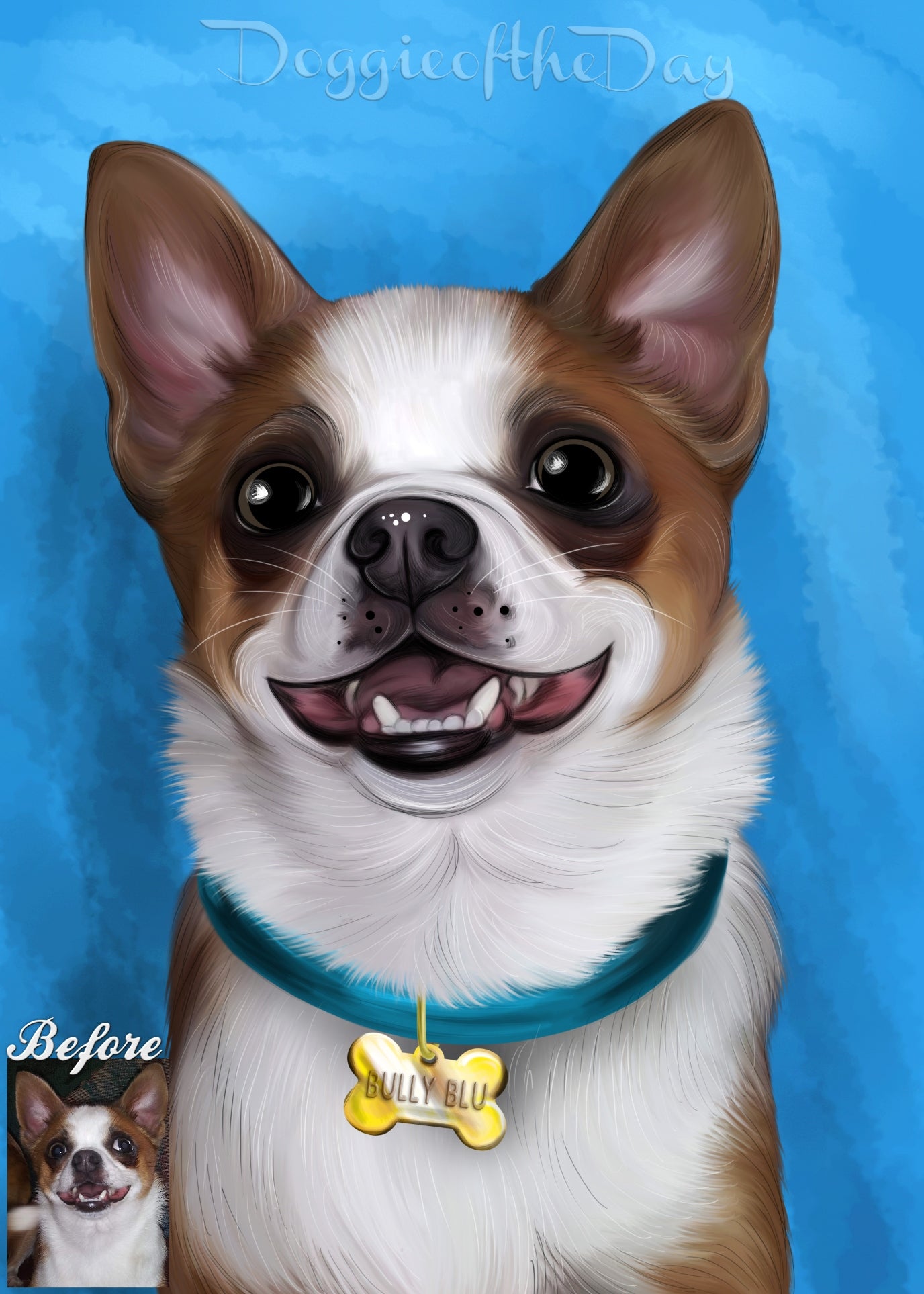 Custom Digital Caricature Painting