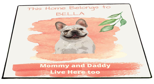 Personalized This Home Belongs To Dog Cat Pets Floormat