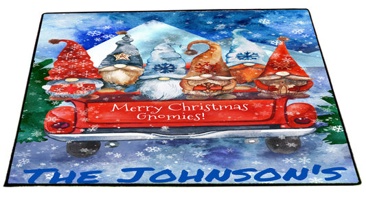 Personalized Gnomies Floormat