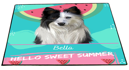 Personalized Hello Sweet Summer Watermelon Dog Cat Pets Floormat 1 to 10 Pets