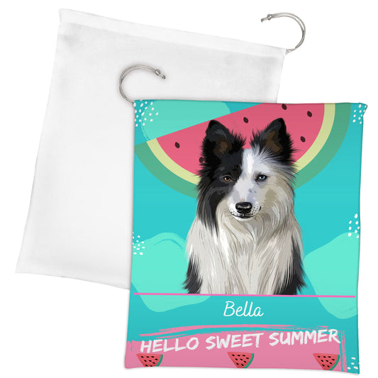Personalized Hello Sweet Summer Watermelon Dog Cat Pets Gift Bag 1 to 10 Pets