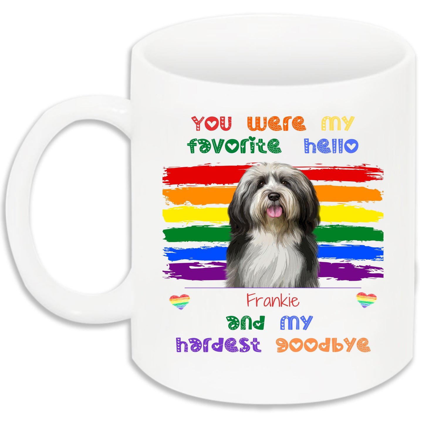 Personalized Favorite Hello Dog Cat Pet Memorial Mug