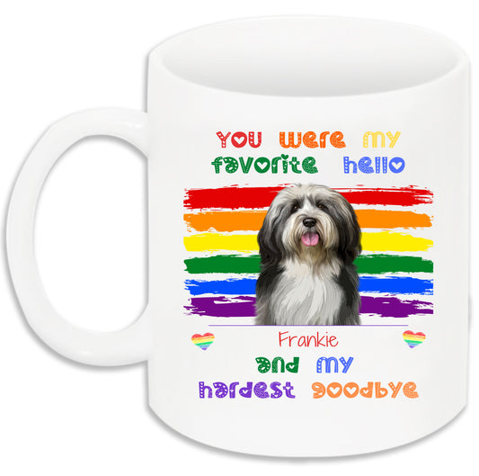 Personalized Favorite Hello Dog Cat Pet Memorial Mug
