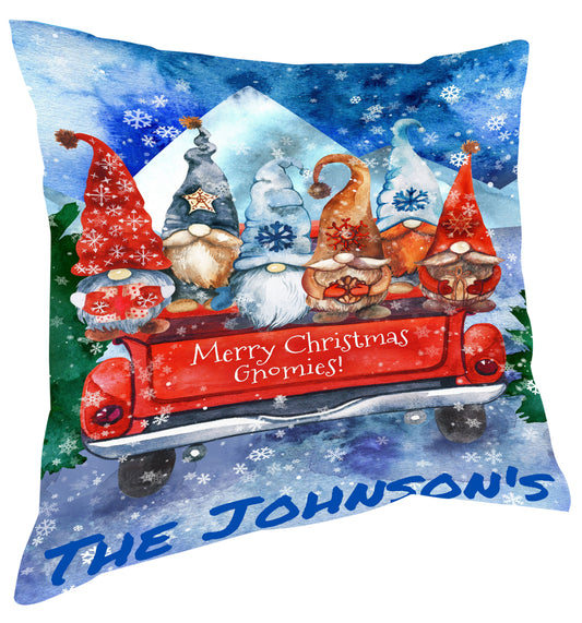 Personalized Gnomies Pillow
