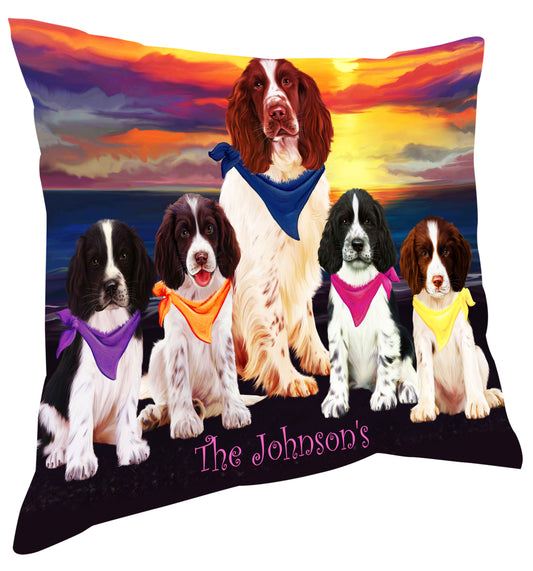 Personalized Sunset Pillow