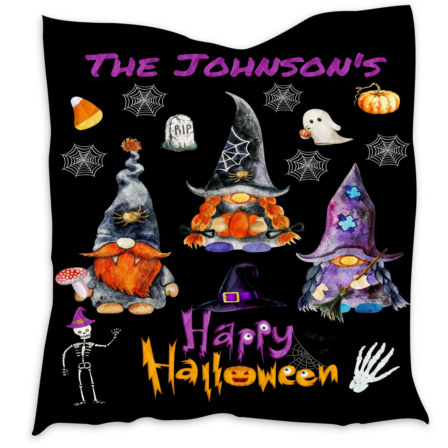 Personalized Halloween 2 Quilt