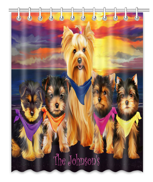 Personalized Sunset Shower Curtain