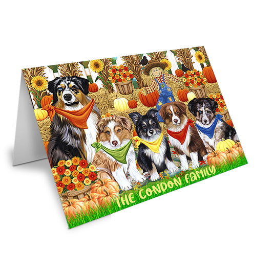 Personalized Fall Festival Gathering with Pumpkins Thanksgiving Invitation/Greeting Card